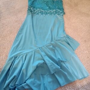 Teal Lace Top by Ellen & Eric